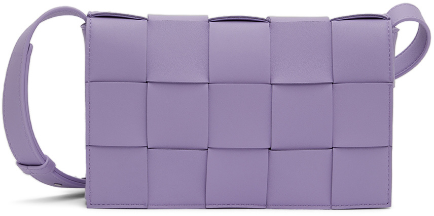 Bottega Veneta Purple Cassette Shoulder Bag