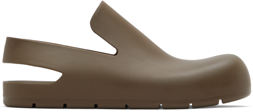 Bottega Veneta: Brown Puddle Loafers | SSENSE