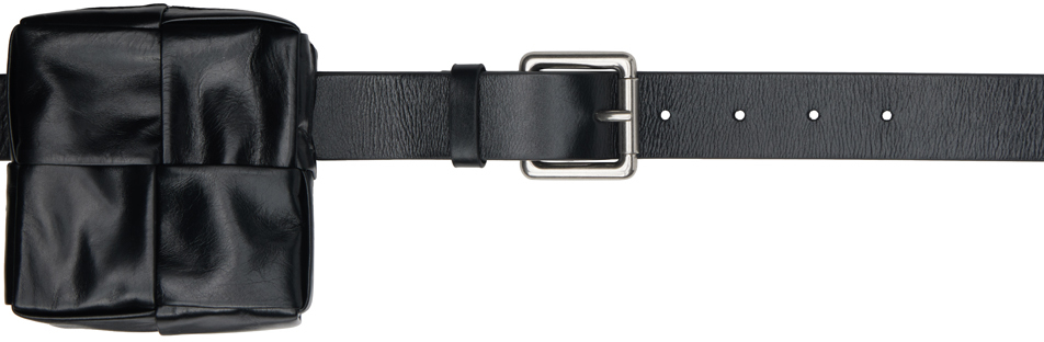 Ssense Uomo Accessori Cinture e bretelle Cinture Black Gengol-Logoal Belt 