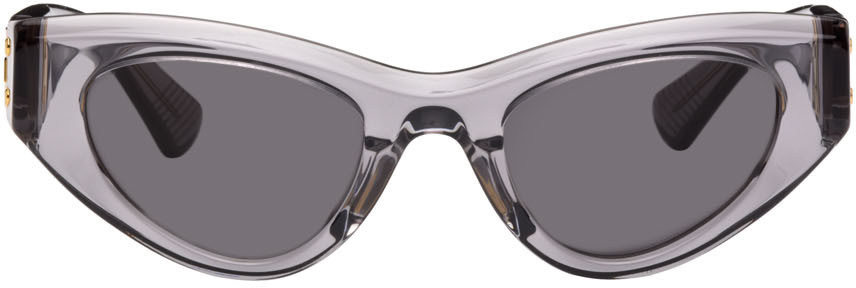 Silver Cat-Eye Sunglasses SSENSE Men Accessories Sunglasses Cat Eye Sunglasses 