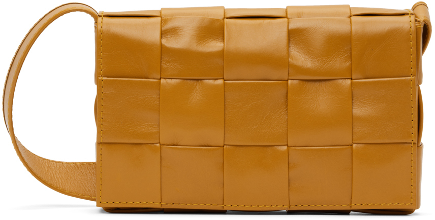 Bottega Veneta: Brown Mini Cassette Bag
