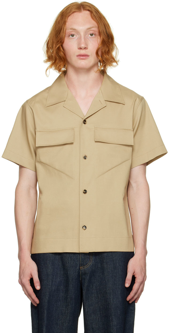 Tan Cotton Shirt