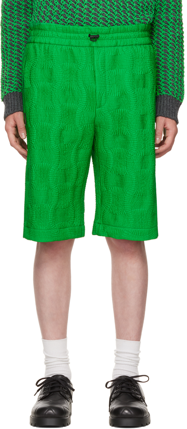 Green Insulated Shorts