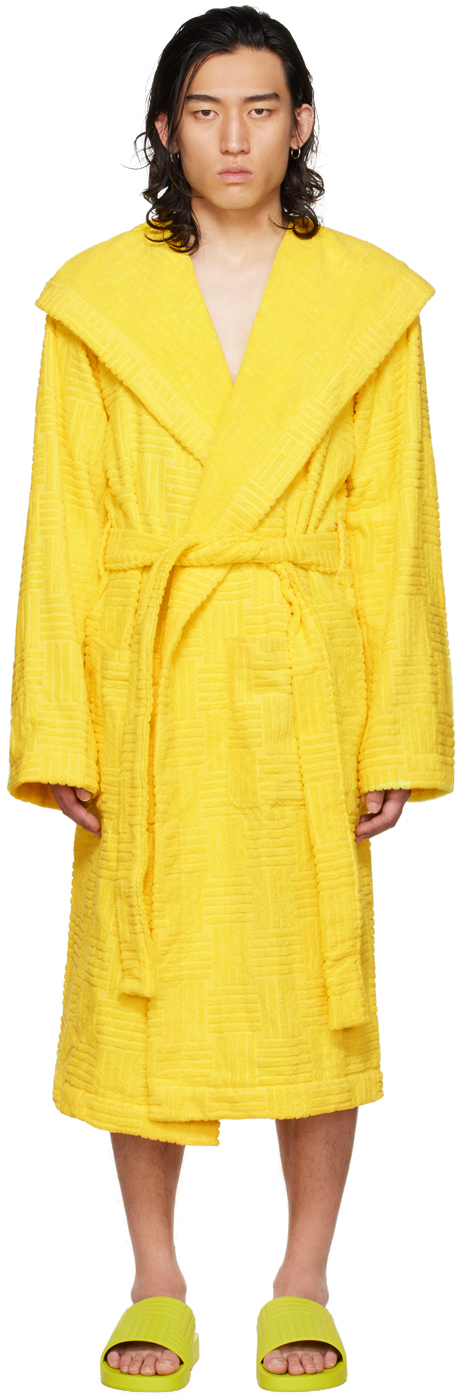 Yellow Intreccio Bath Robe