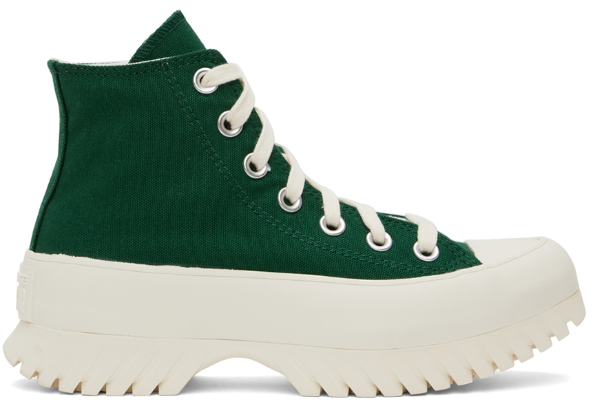 Converse Green Chuck Taylor All Star Lugged 2.0 High-Top Sneakers