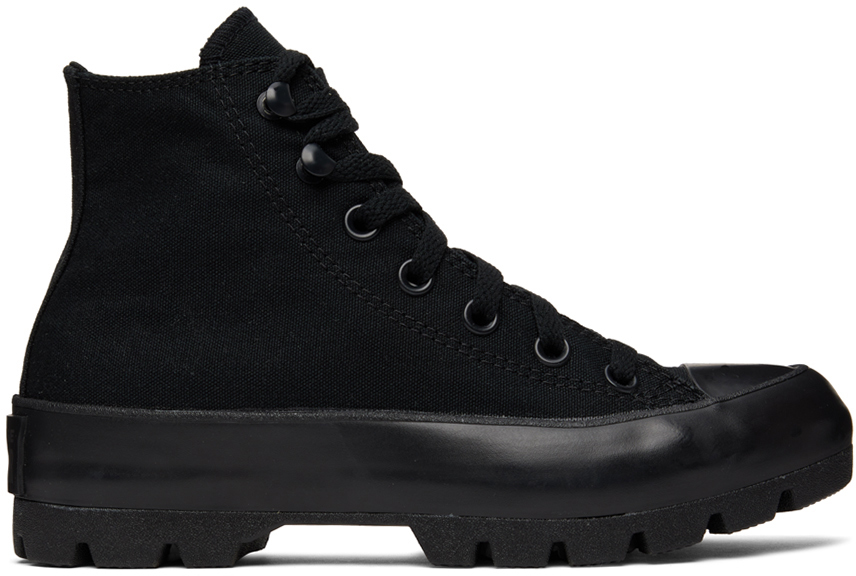 Converse Black Cold Fusion Chuck Taylor All Star Lugged 2.0 High-Top Sneakers