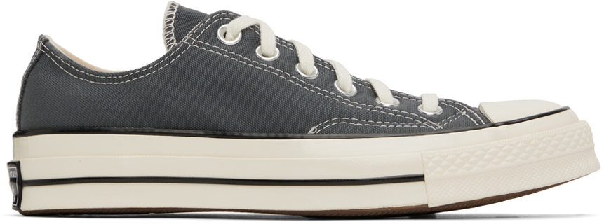 Converse Chuck 70 Vintage Canvas Sneakers In Gray