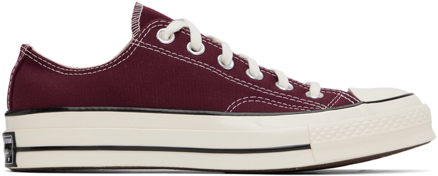 Converse Burgundy Chuck 70 Vintage Trainers In Red