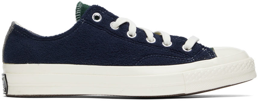 Navy Renew Chuck 70 Sneakers by on Sale