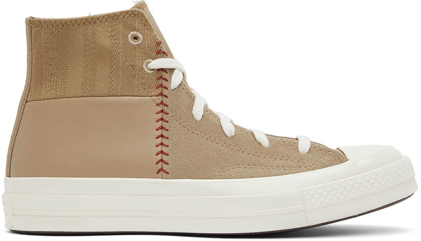 Converse: Taupe Chuck 70 Crafted Sneakers | SSENSE