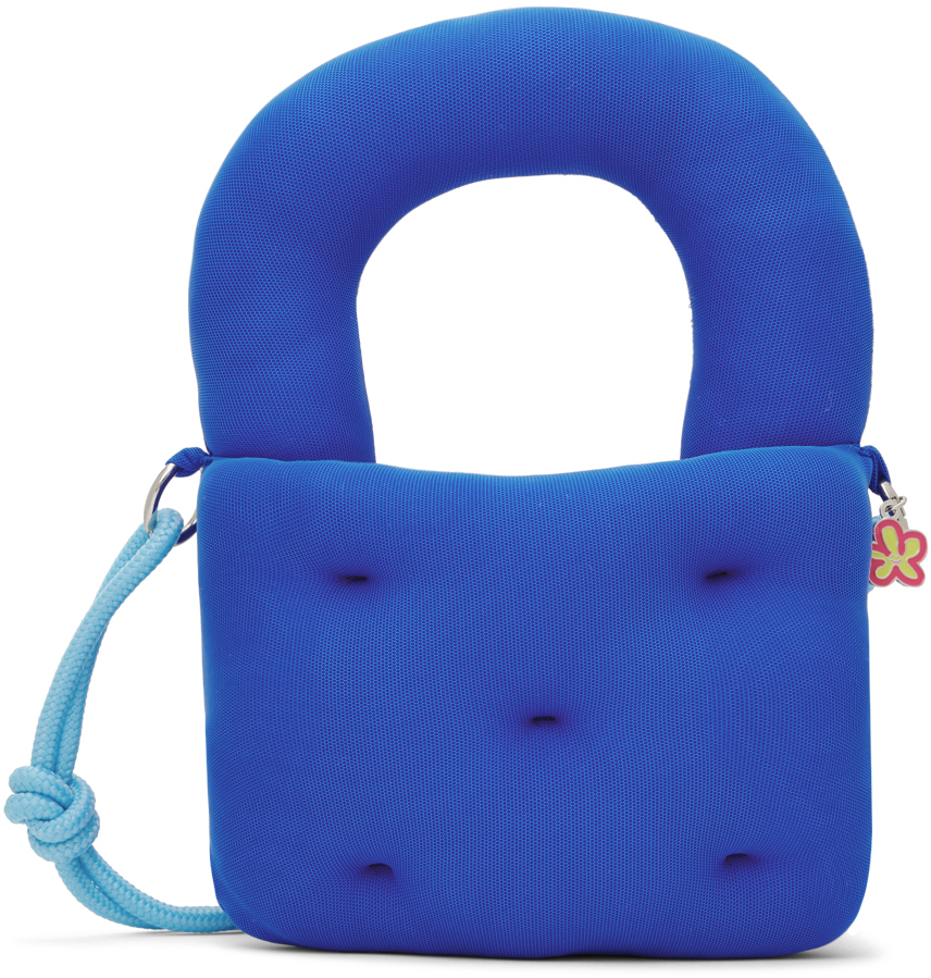 Blue Mini Plush Bag