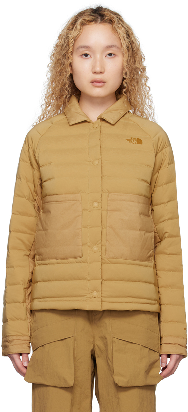 The North Face Tan Belleview Jacket In Zsf Antelope Tan