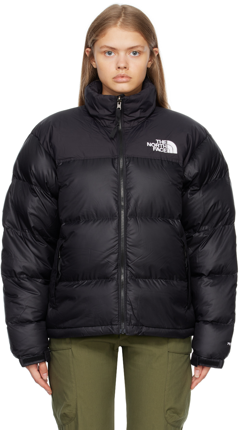 Black 1996 Retro Nuptse Down Jacket by The North Face on Sale