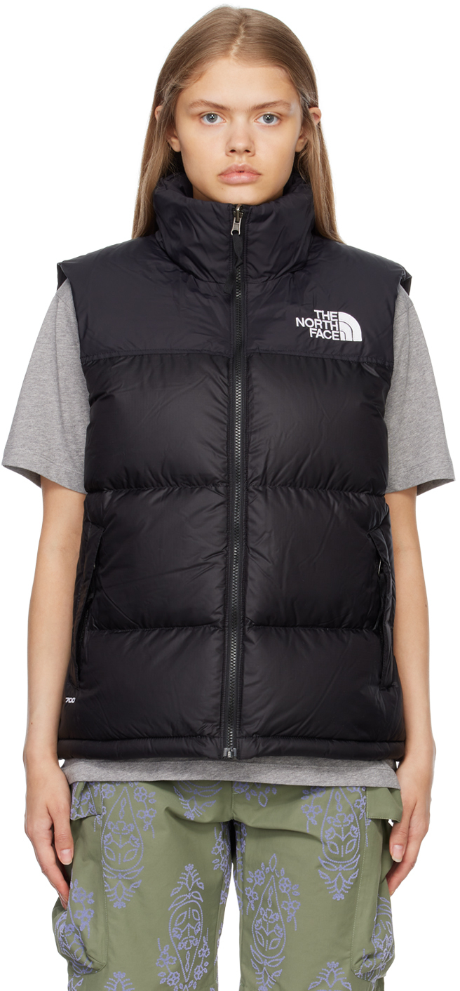 Black 1996 Retro Nuptse Down Vest by The North Face on Sale