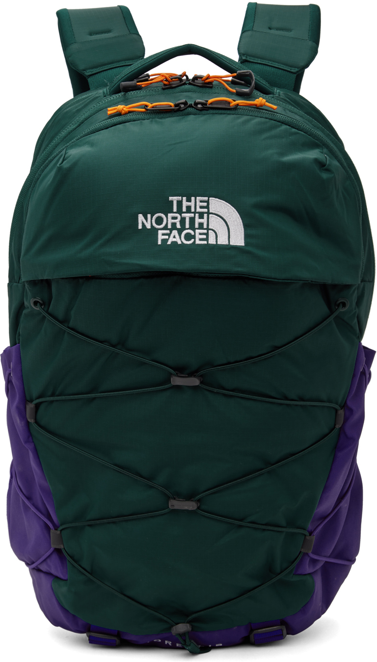 THE NORTH FACE GREEN & BLUE BOREALIS BACKPACK