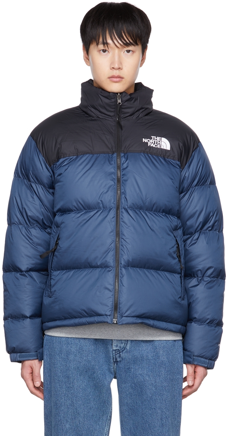 1996 retro nuptse jacket navy