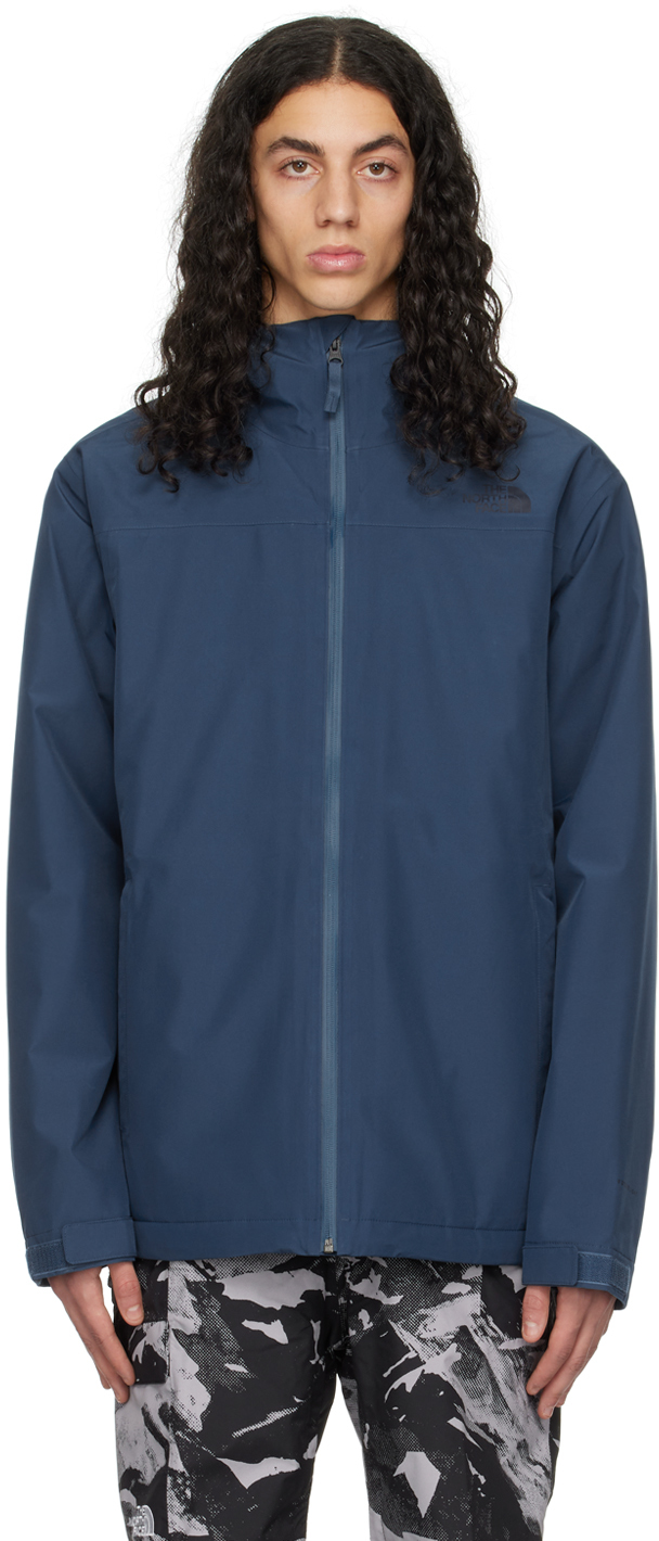 The North Face Navy Dryzzle Futurelight Jacket In Hdc Shady Blue