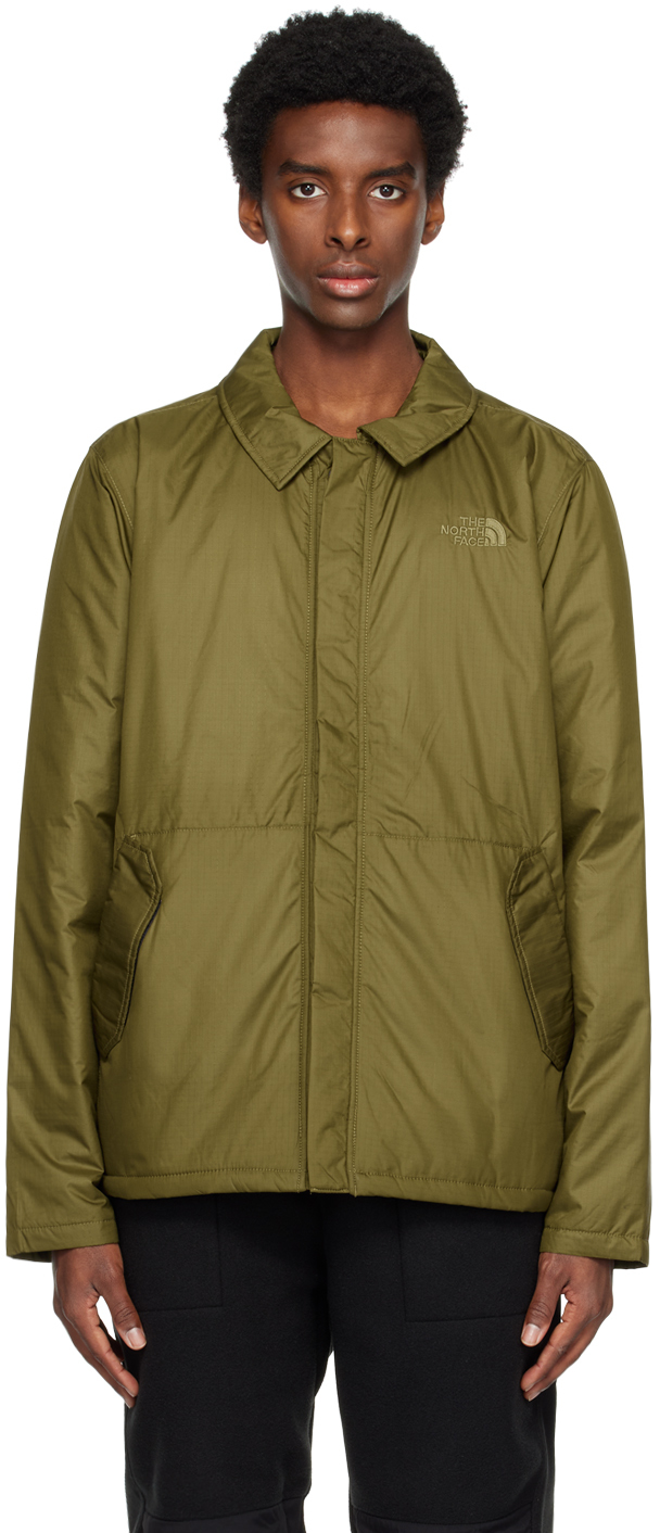 The North Face: Khaki Auburn Jacket | SSENSE