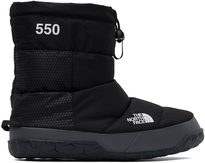 The North Face Nuptse Apres Down Insulated Boots In Black