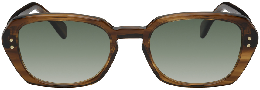 Our Legacy Tortoiseshell Earth Sunglasses In Sewer Surf