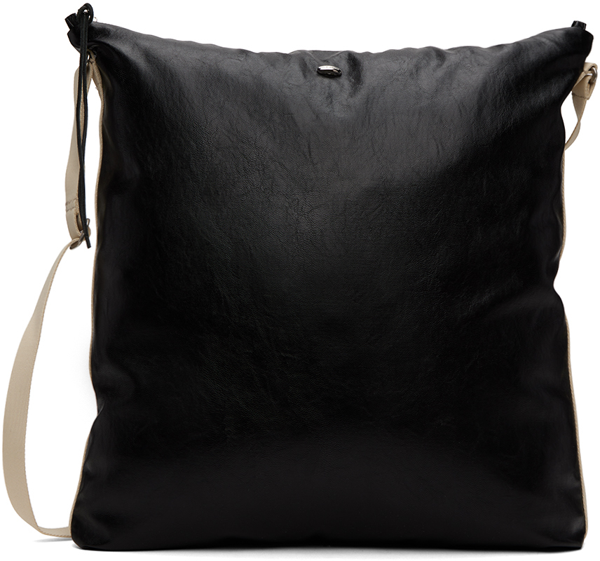 Our Legacy Black Capo Faux-Leather Tote
