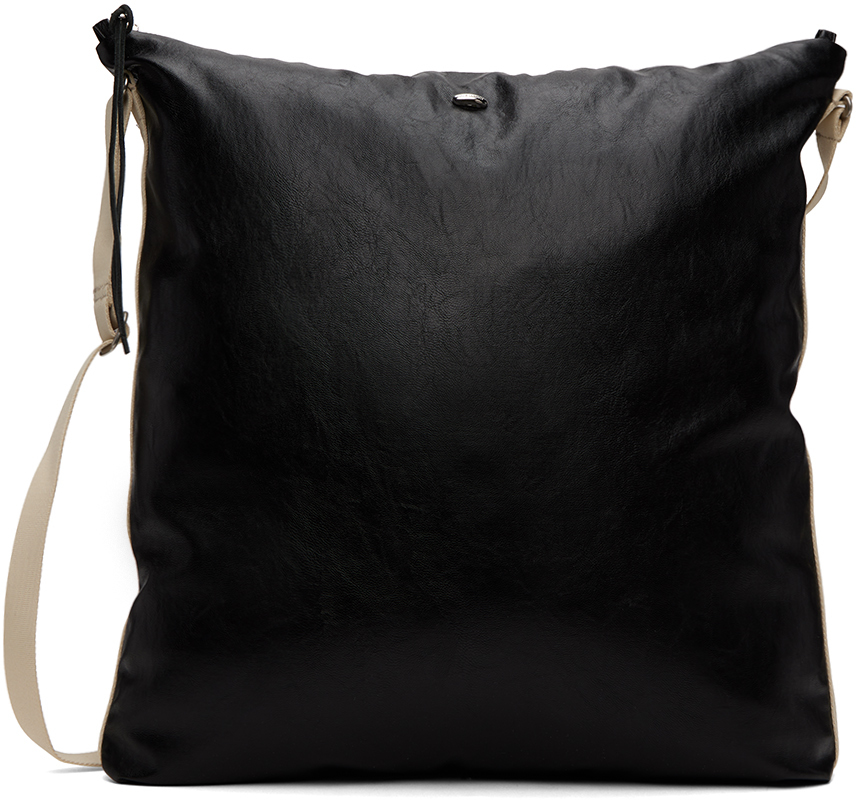 Our Legacy: Black Capo Faux-Leather Tote | SSENSE Canada