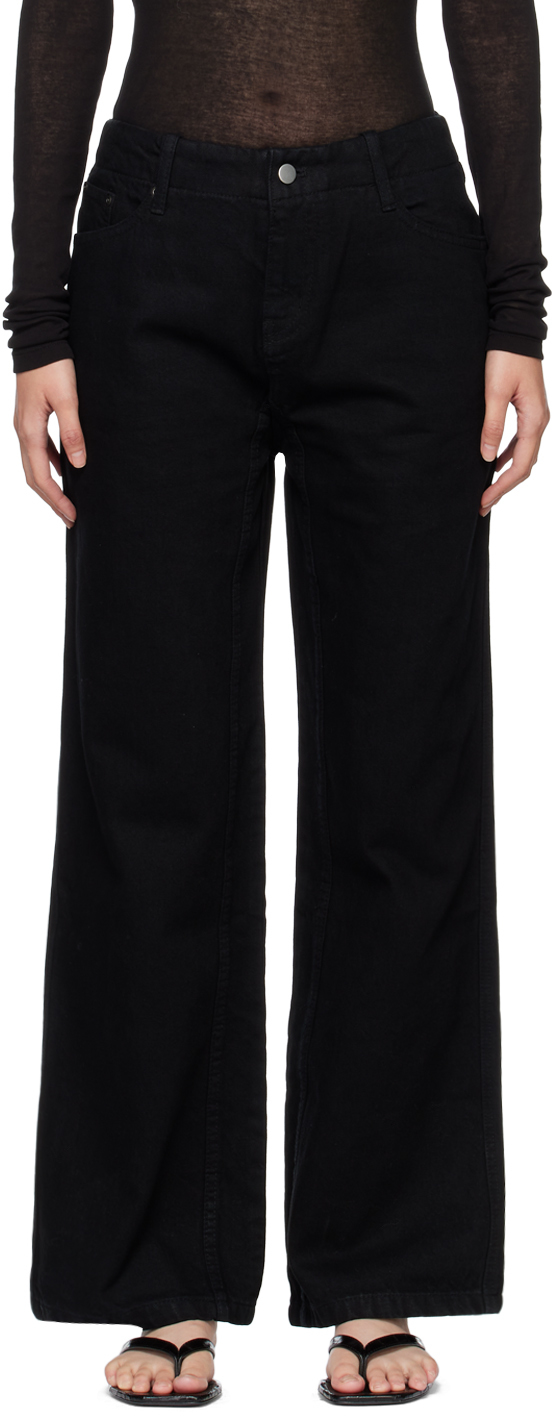 Subtle Le Nguyen: Black On-Ward Jeans | SSENSE