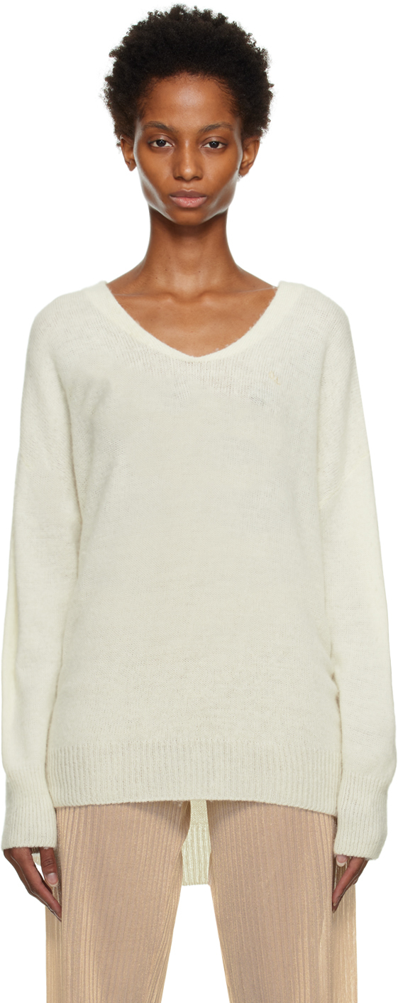 Legacy: Off-White Big V-Neck Sweater | SSENSE Canada