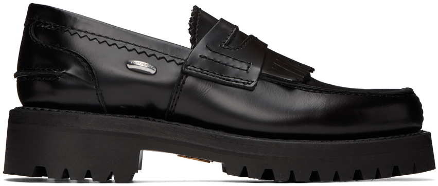 Our Legacy: Black Commando Loafers | SSENSE
