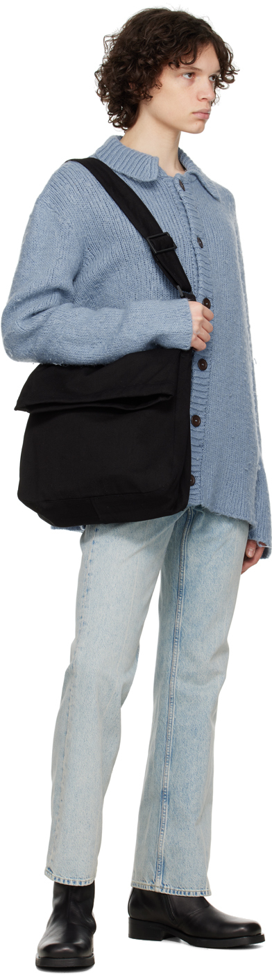 OUR LEGACY SLING BAG Washed Black Denimバッグ - ショルダーバッグ