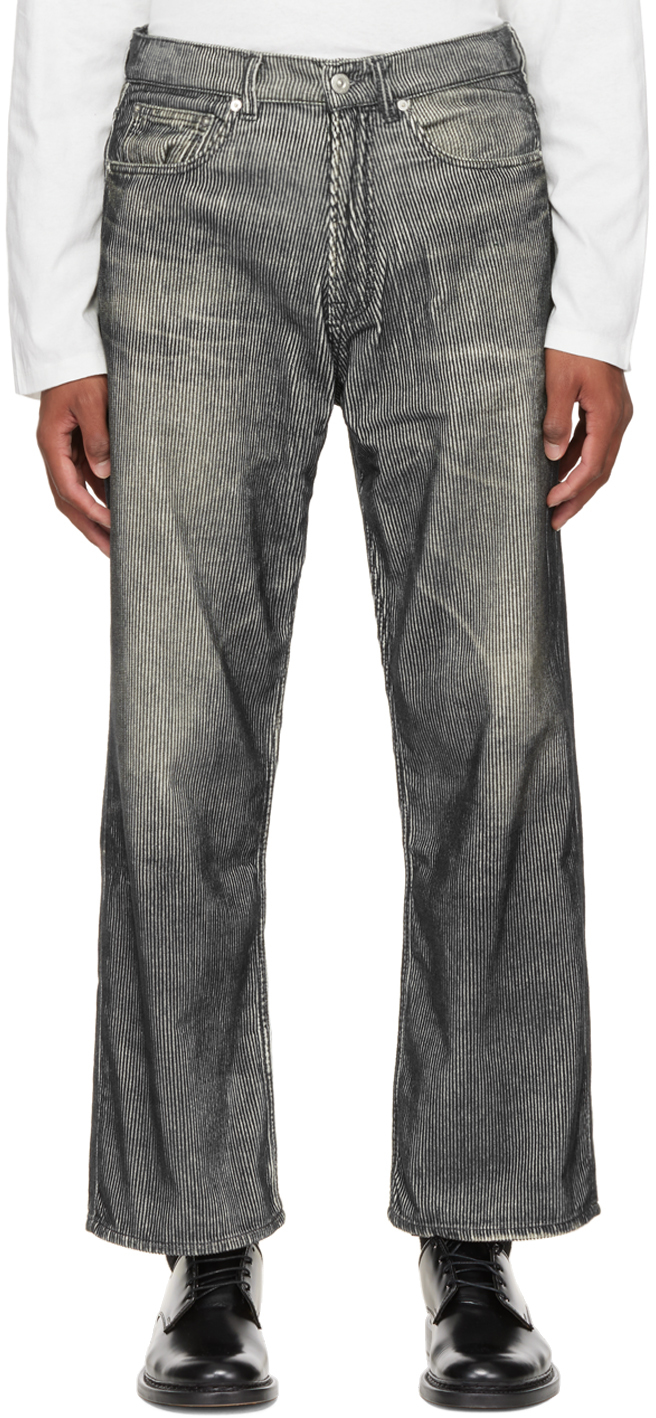 Gray Third Cut Jeans