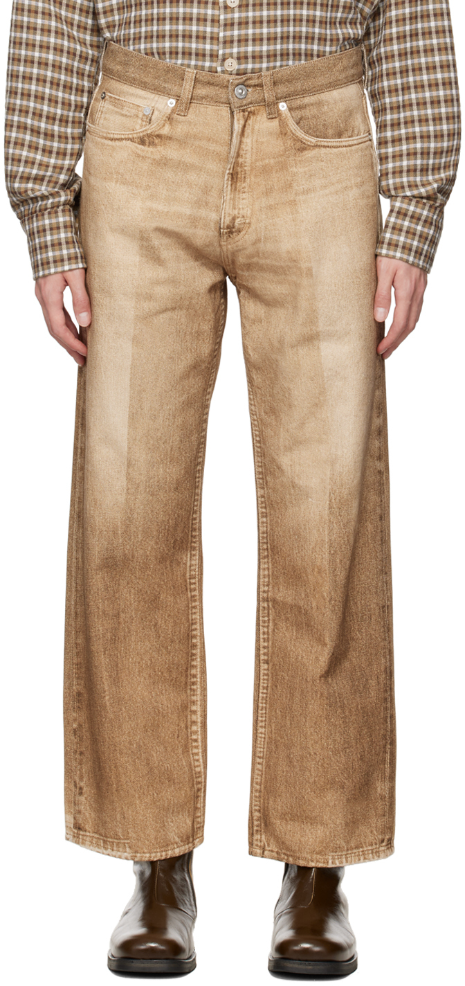 Our Legacy Third Cut Digital Dual Sand Denim Jeans | ModeSens