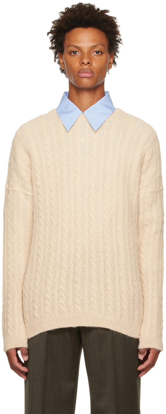 Beige Popover Sweater by Our Legacy on Sale