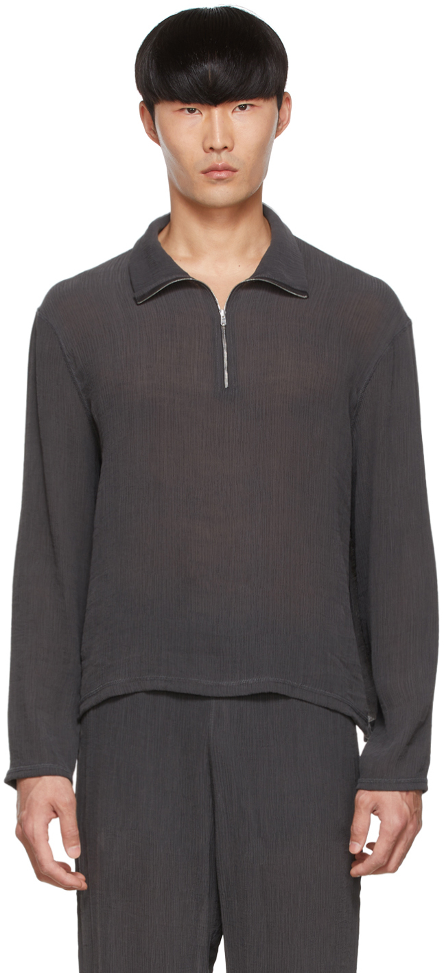 Our Legacy SSENSE Exclusive Gray Viscose Sweater