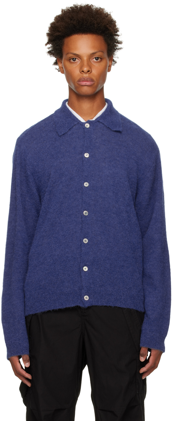 ourlegacy evening polo cardigan-