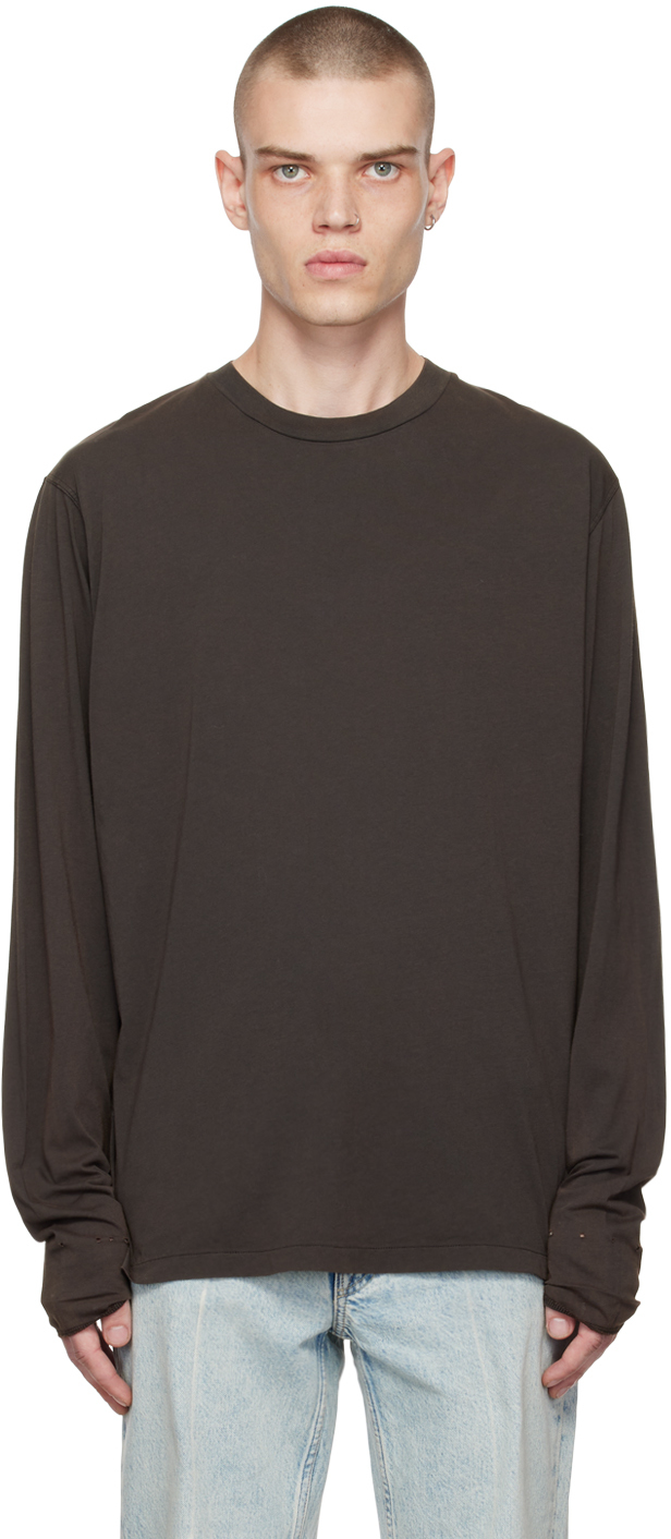 Our Legacy: Gray Vicar Long Sleeve T-Shirt | SSENSE