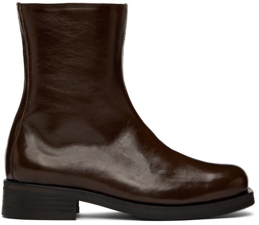 Brown Camion Boots by Our Legacy on Sale