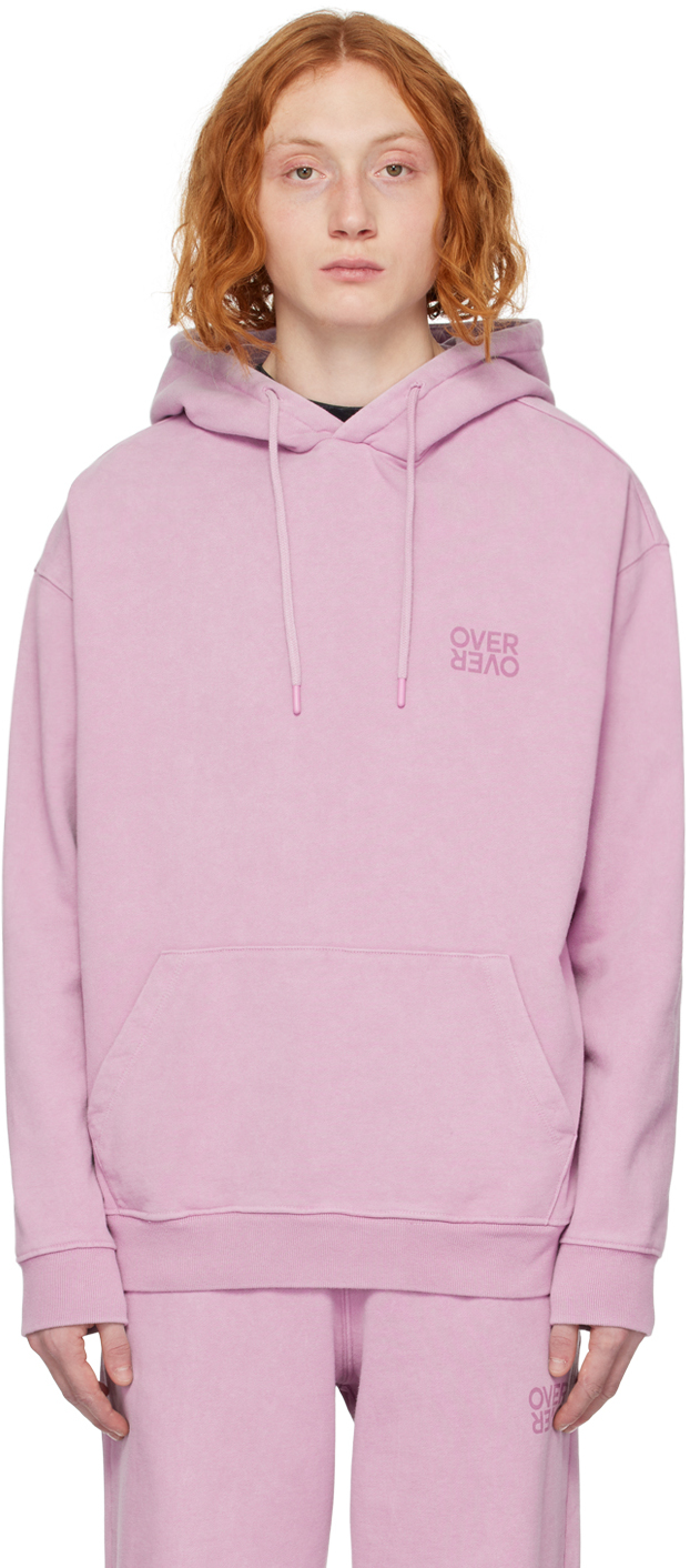 Purple Easy Hoodie by OVER OVER on Sale