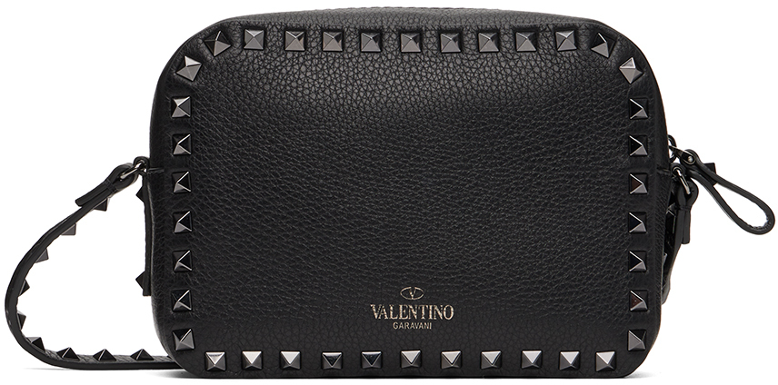 Valentino Garavani Black Rockstud Crossbody Bag