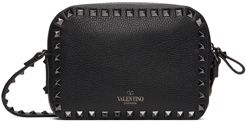 Valentino Garavani Crossbody Bag rockstud Men B0B42LNH0NO Leather Black  1275€