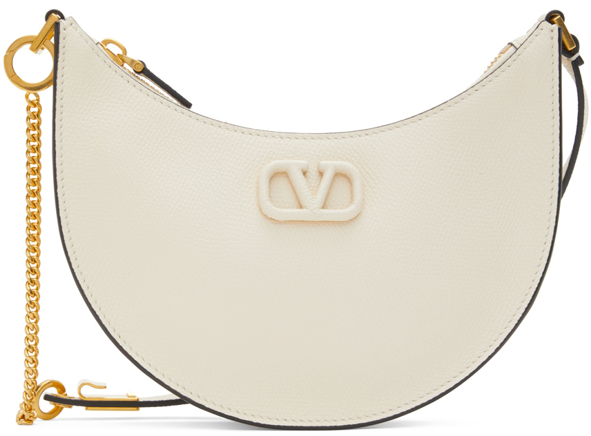 Valentino Garavani Off-White Mini Vlogo Shoulder Bag