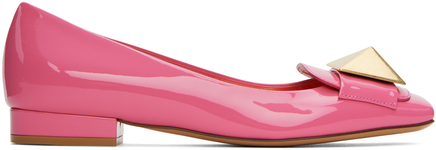 Valentino Garavani Pink One Stud Loafers