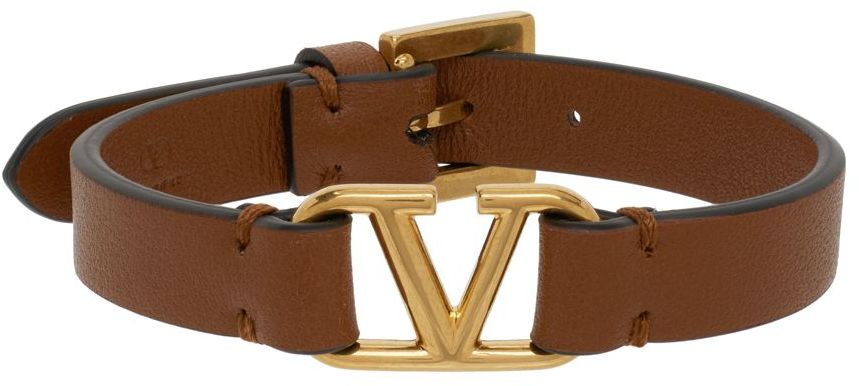 SSENSE Men Accessories Belts Brown Vlogo Belt 