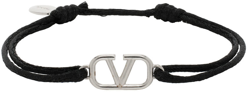 Black VLogo Signature Bracelet