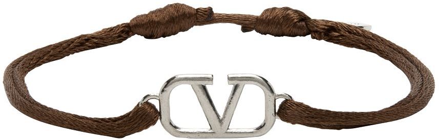 Brown V-Logo Bracelet