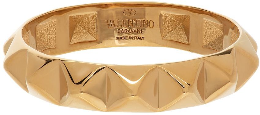 Valentino Garavani Gold Rockstud Ring