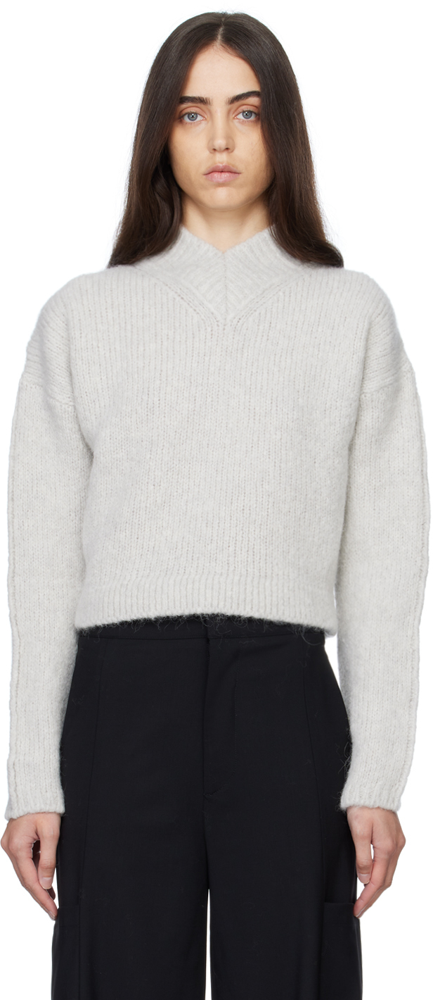 GAUCHERE Gray Stone Sweater
