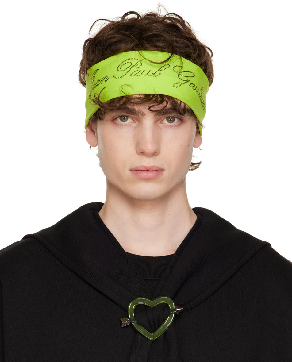 SSENSE Men Accessories Headwear Headbands Green Jean Paul Gauthier Headband 