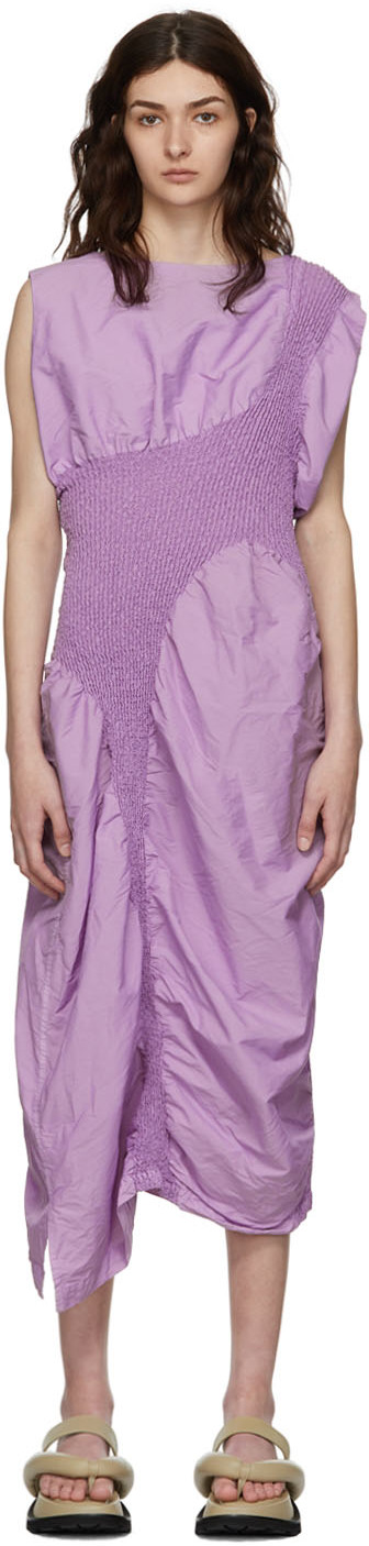 issey miyake purple dress SWING Dress Light Purple ISSEY MIYAKE EU