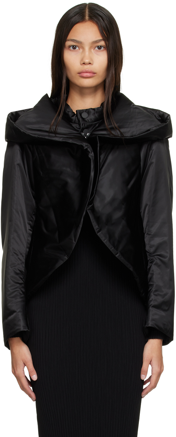 Issey Miyake: Black Polymorph Jacket & Vest Set | SSENSE UK